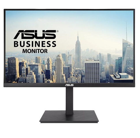 מסך מחשב 27 אינץ' כולל תחנת עגינה רכזת ורמקולים מובנים אסוס Asus VA27ACFSN Docking Monitor 27 Inch 2K 2560x1440 100Hz IPS 5ms HDMI DP USB HUB RJ45 Speaker